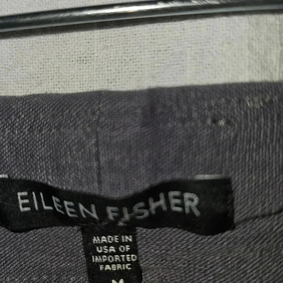 Eileen Fisher Pull On Crepe Straight Leg Casual Ankle Pants SZ M - Picture 7 of 8
